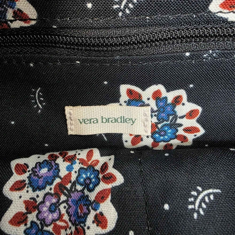 NEW Vera‎ Bradley Small Origional Tote in Black  Moonless Night Retired #801